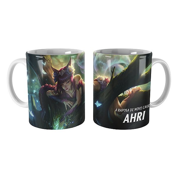 Caneca Ahri Sabugueiro League of Legends Lol