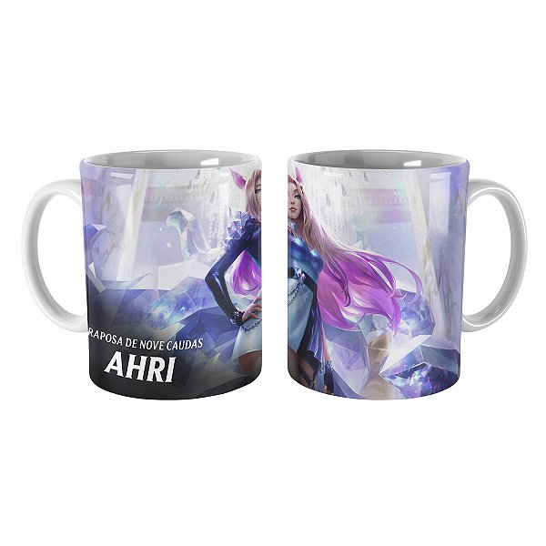 Caneca Ahri KDA All Out League of Legends Lol