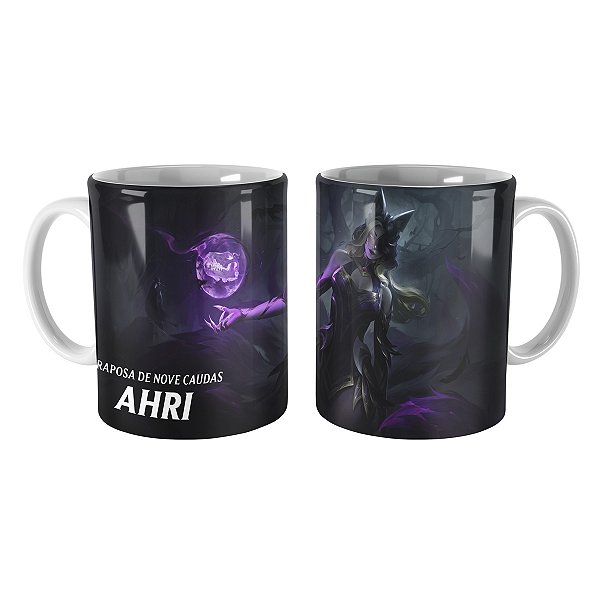 Caneca Ahri Congragação das Bruxas League of Legends Lol