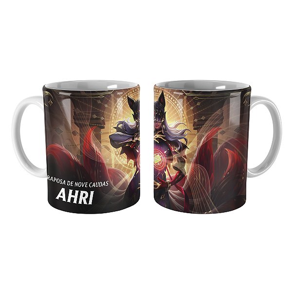 Caneca Ahri Arcana League of Legends Lol