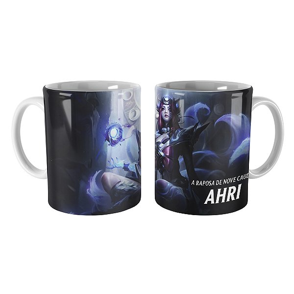 Caneca Ahri Lua Nevada League of Legends Lol
