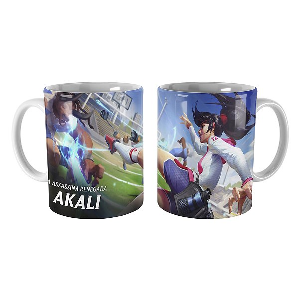 Caneca Akali Esportista League of Legends Lol