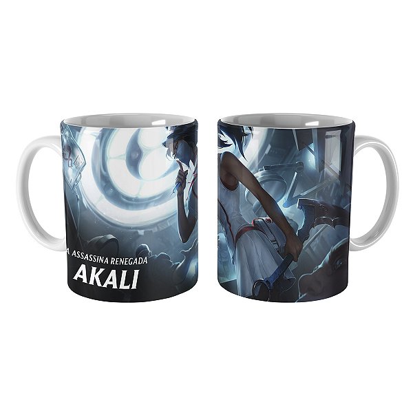 Caneca Akali Enfermeira League of Legends Lol