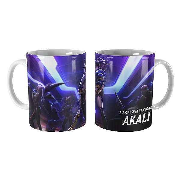 Caneca Akali K/DA League of Legends Lol