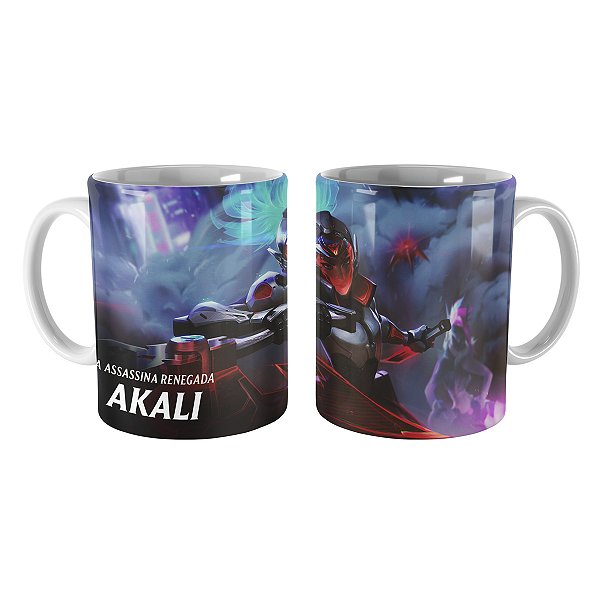 Caneca Projeto Akali League of Legends Lol