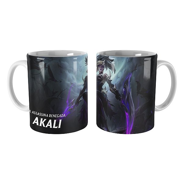 Caneca Akali Congregação das Bruxas League of Legends Lol