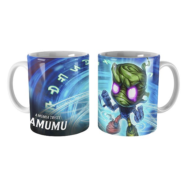 Caneca Amumu Jogos de Inverno League of Legends Lol