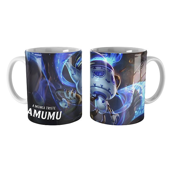 Caneca Amumu de Porcelana League of Legends Lol