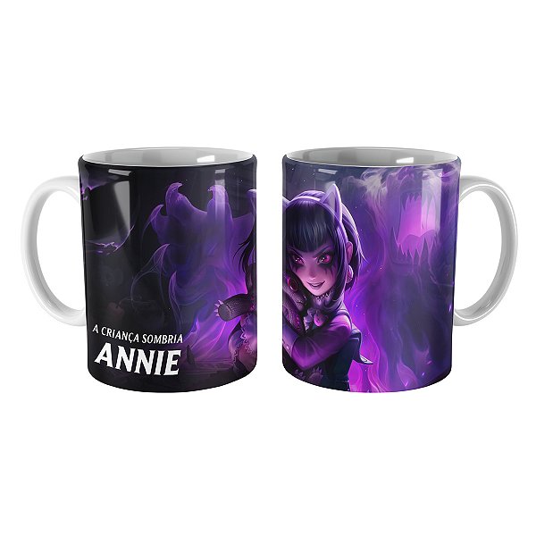 Caneca Annie Gótica League of Legends Lol