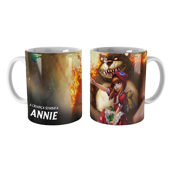 Caneca Annie Chapeuzinho League of Legends Lol