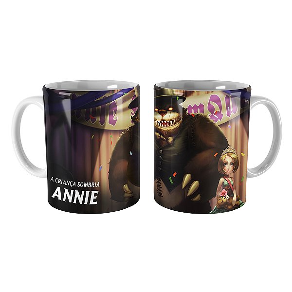 Caneca Annie Rainha do Baile League of Legends Lol