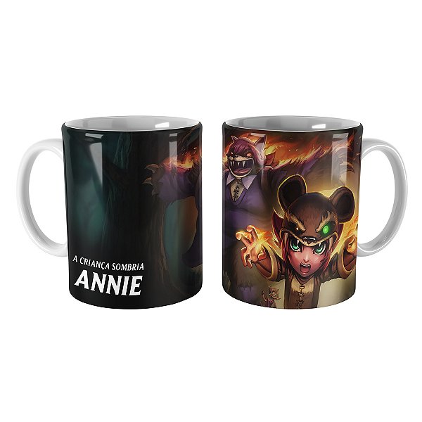 Caneca Annie Ao Contrário League of Legends Lol