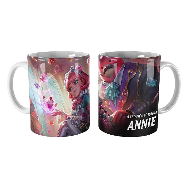 Caneca Annie Kawaii Café League of Legends Lol