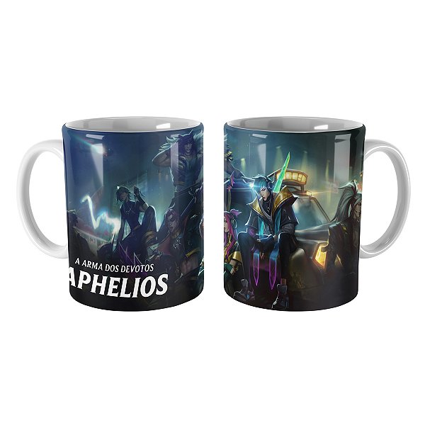 Caneca Aphelios Heartsteel League of Legends Lol