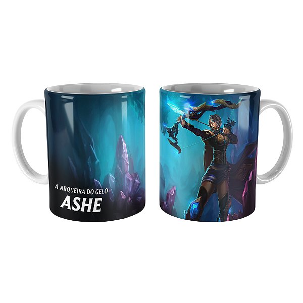 Caneca Ashe Ametista League of Legends Lol