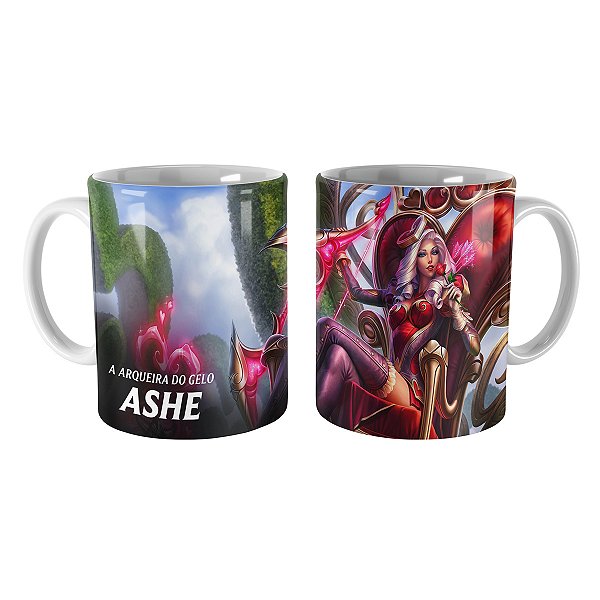 Caneca Ashe Cupido Mortal League of Legends Lol