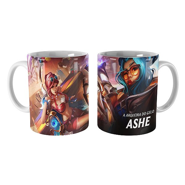 Caneca Ashe Canção do Oceano League of Legends Lol