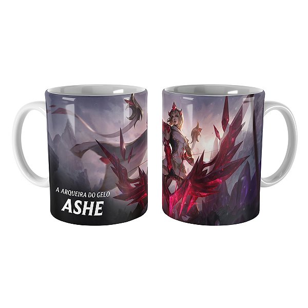 Caneca Ashe Crystalis Motus League of Legends Lol