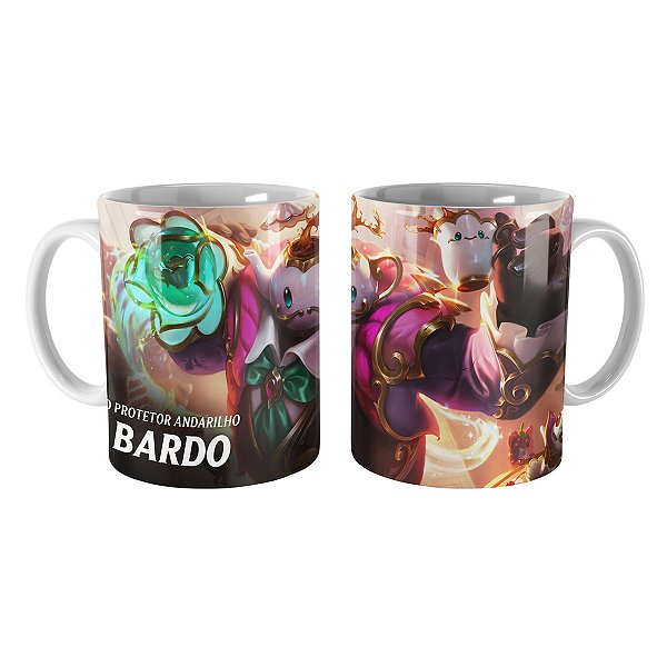 Caneca Bardo Kawaii Café League of Legends Lol