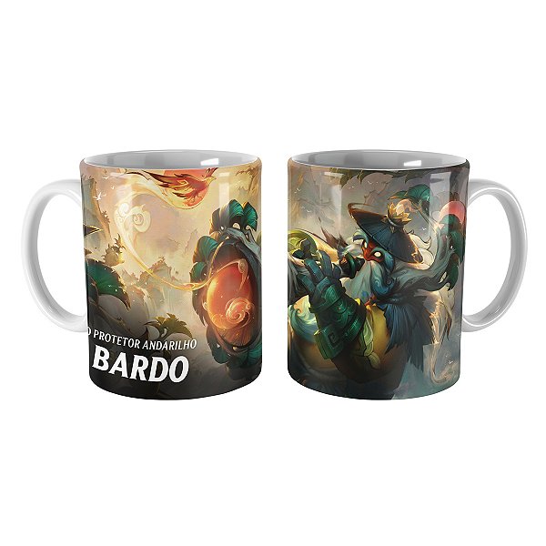 Caneca Bardo Pergaminhos Shan Hai League of Legends Lol