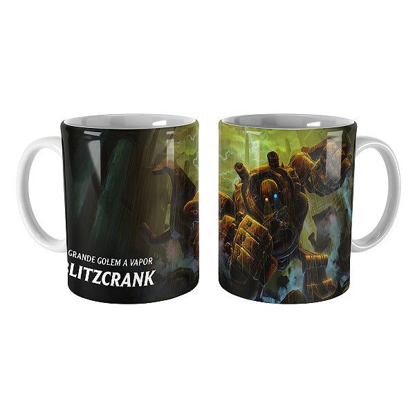 Caneca Blitzcrank Enferrujado League of Legends Lol
