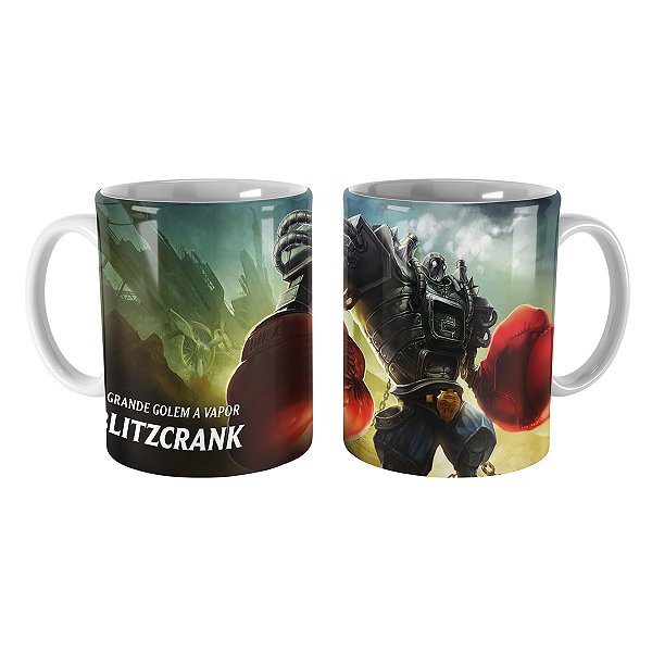 Caneca Blitzcrank Nocaute League of Legends Lol