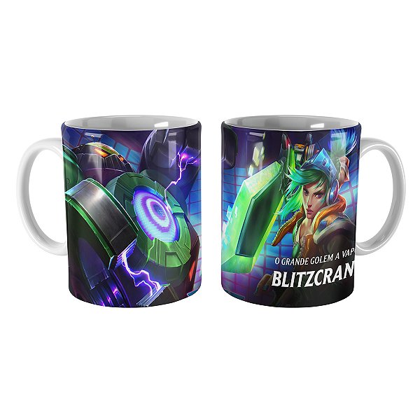 Caneca Blitzcrank Chefão League of Legends Lol