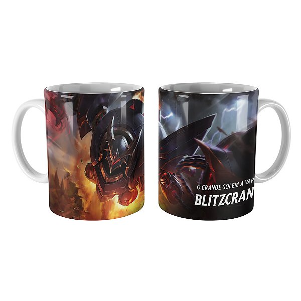 Caneca Blitzcrank Lanceiro Renegado League of Legends Lol