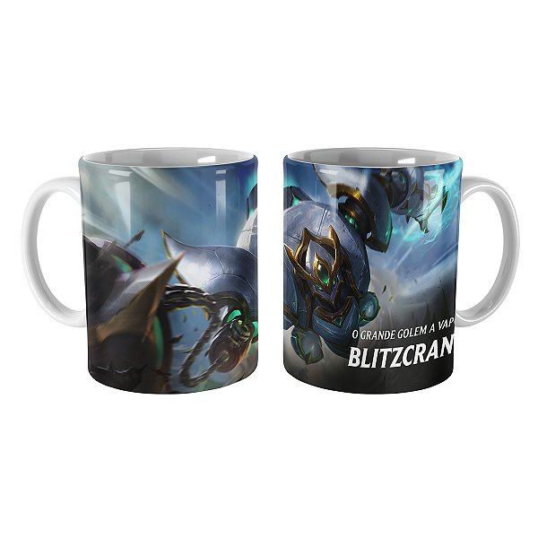 Caneca Blitzcrank Lanceiro Redentor League of Legends Lol