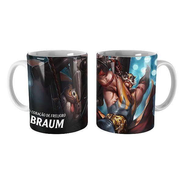 Caneca Braum El Tigre League of Legends Lol