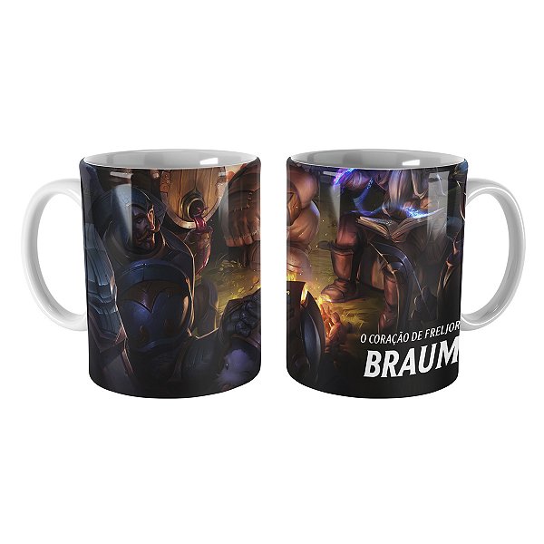 Caneca Braum Coração de Leão League of Legends Lol