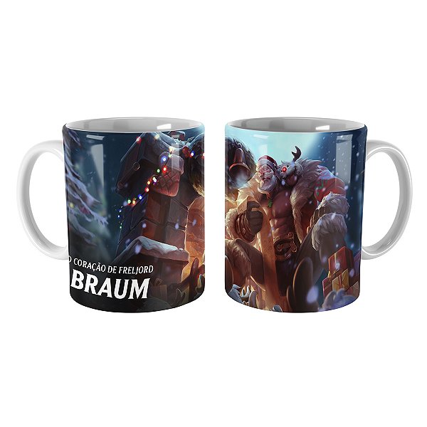 Caneca Braum Noel League of Legends Lol