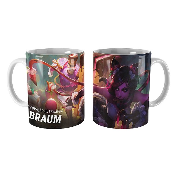 Caneca Braum Frenesi Açucarado League of Legends Lol