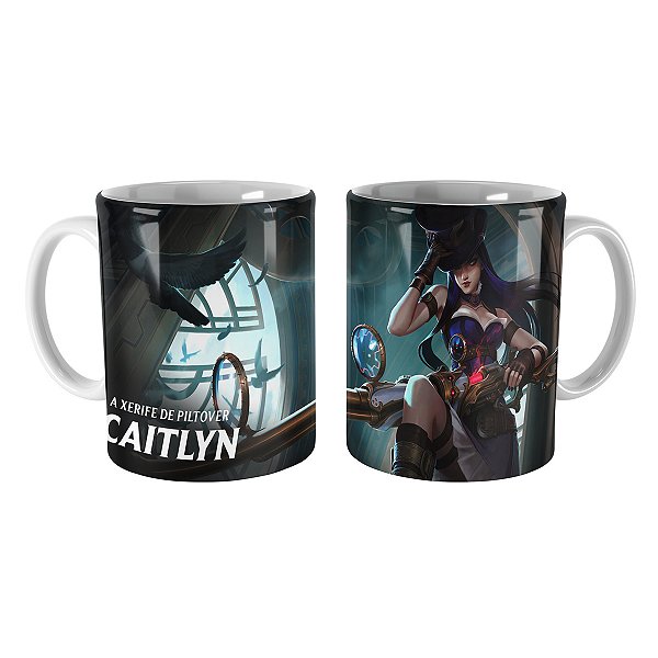 Caneca Caitlyn League of Legends Lol