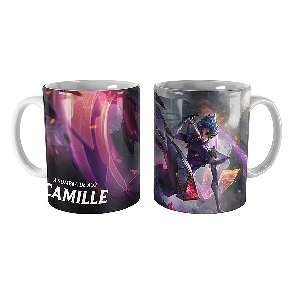 Caneca Camille Comandante de Ataque League of Legends Lol
