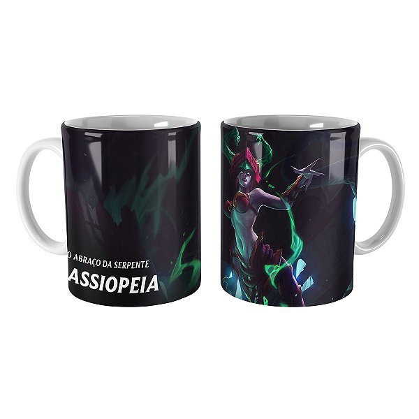 Caneca Cassiopeia Presas de Jade League of Legends Lol