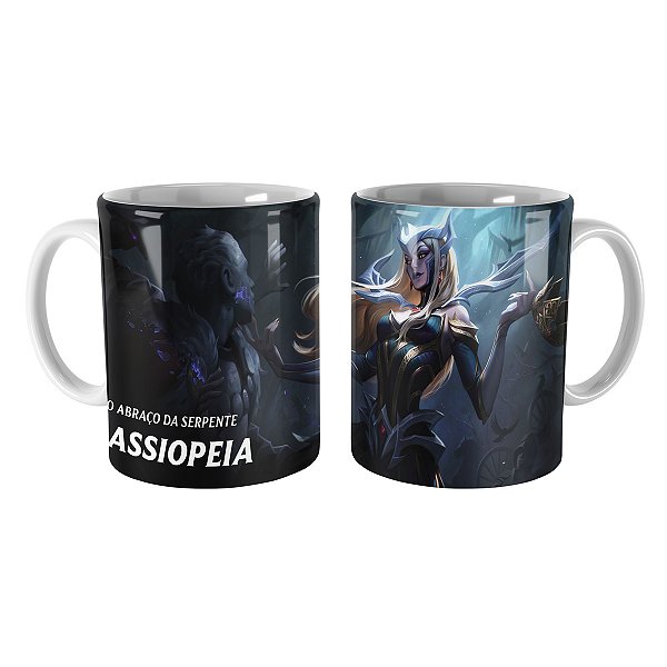 Caneca Cassiopeia Congregação das Bruxas League of Legends