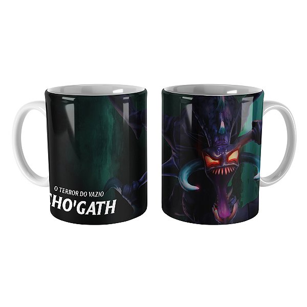 Caneca Chogath Terror Noturno League of Legends Lol