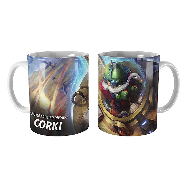 Caneca Corki Ovni League of Legends Lol