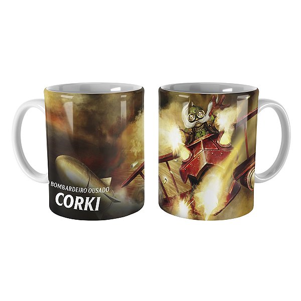 Caneca Corki Barão Vermelho League of Legends Lol