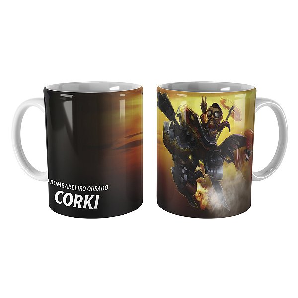 Caneca Corki Caranga Envenenada League of Legends Lol
