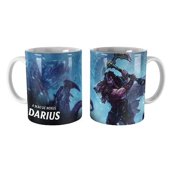 Caneca Darius Rei dos Bretões League of Legends Lol