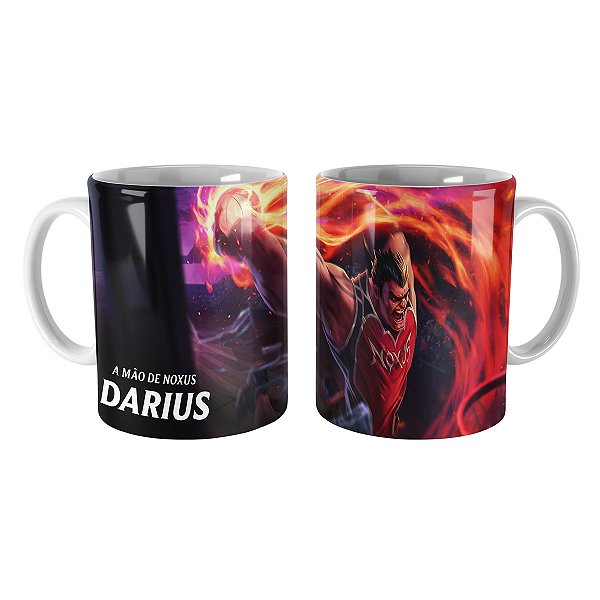 Caneca Darius Mestre da Enterrada League of Legends Lol