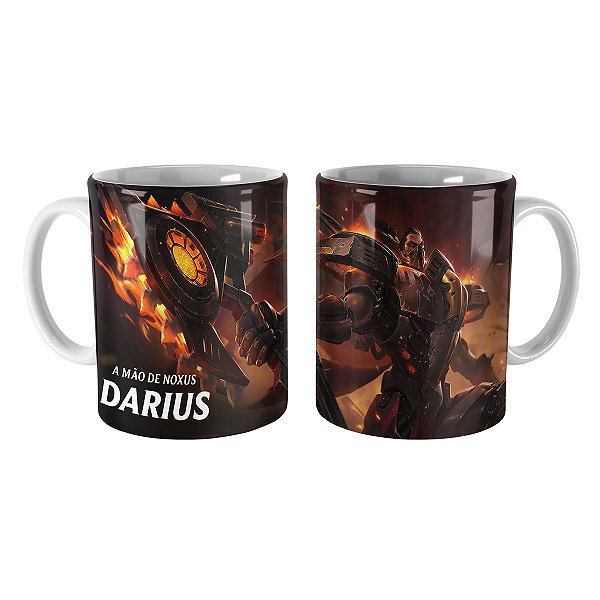 Caneca Darius Nova Temível League of Legends Lol