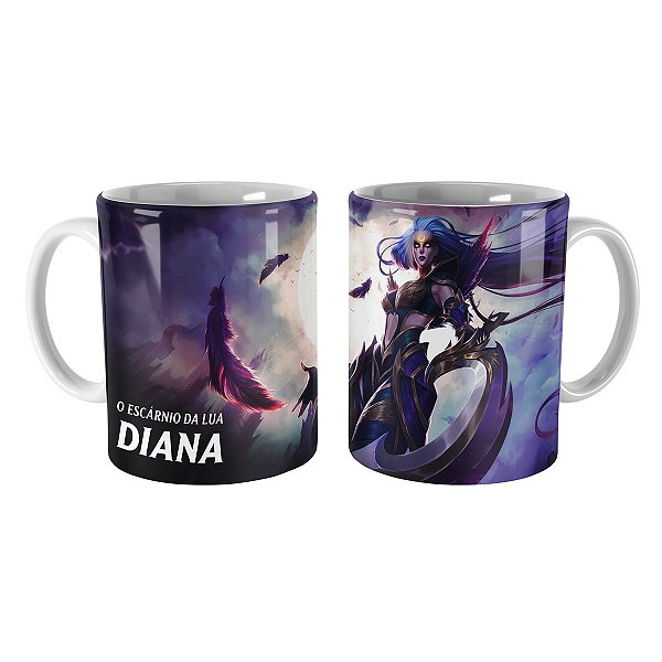 Caneca Diana Valquíria Sombria League of Legends Lol
