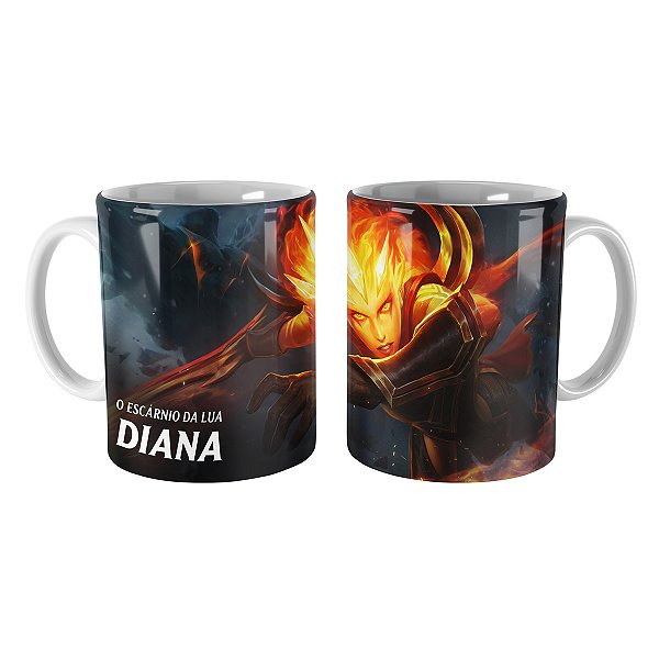 Caneca Diana Infernal League of Legends Lol