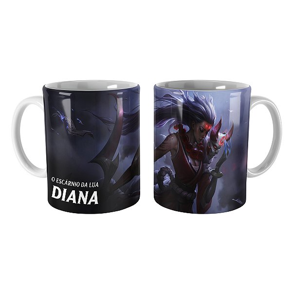 Caneca Diana Lua Sangrenta League of Legends Lol