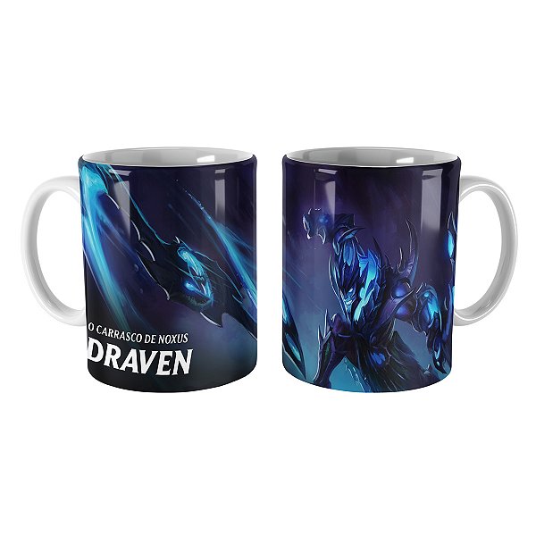 Caneca Draven Ceifador de Almas League of Legends Lol
