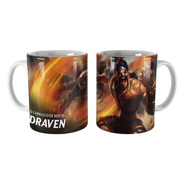 Caneca Draven Gladiador League of Legends Lol