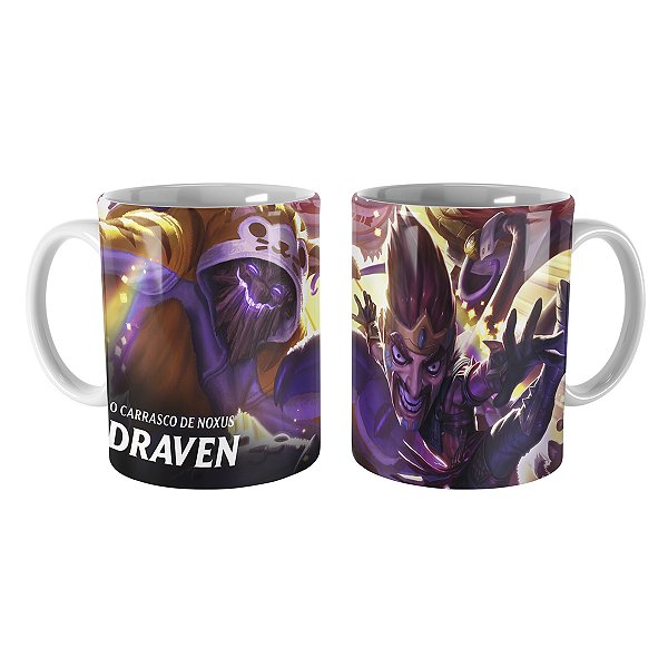 Caneca Draven Draven League of Legends Lol